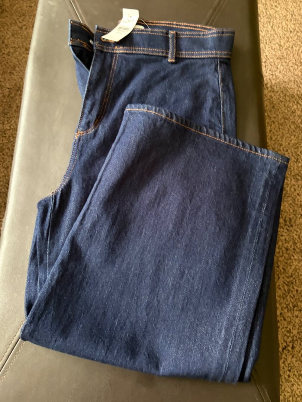 Loft Dark Wash Straight-Leg The Culotte Jeans – NWT
